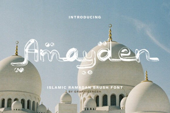 Amayden: An Elegant Brush Font for Your Brand’s Warm Touch