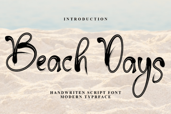 Beach Days Font: Adding Festive Flair to Campaign Design