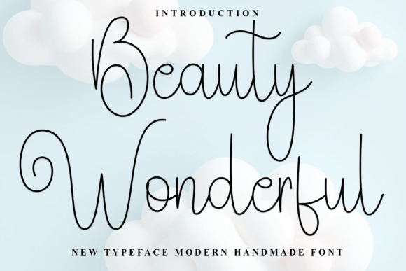 Beauty Wonderful: A Display Font for Engaging Digital Marketing