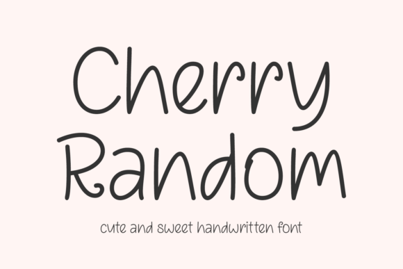 Cherry Random: A Charming Font for Your Brand’s Personality