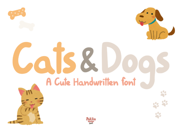 Choosing the Cats and Dogs Handwritten Font for Your Brand