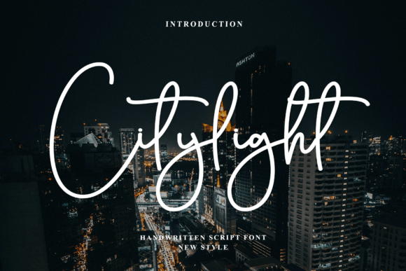 Citylight: An Editorial Script Font for Modern Publications