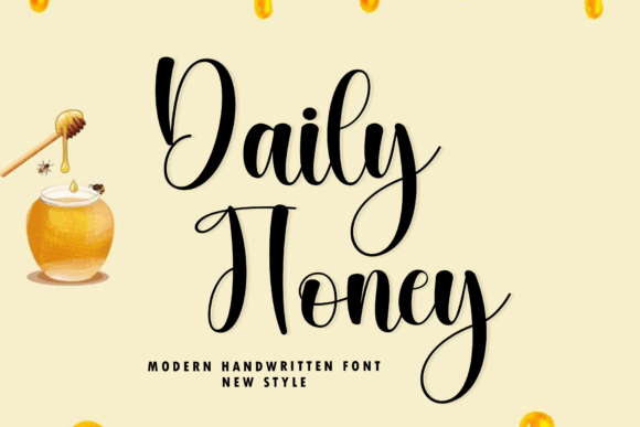 Craft a Beautiful Handwritten Look with the Daily Honey Font