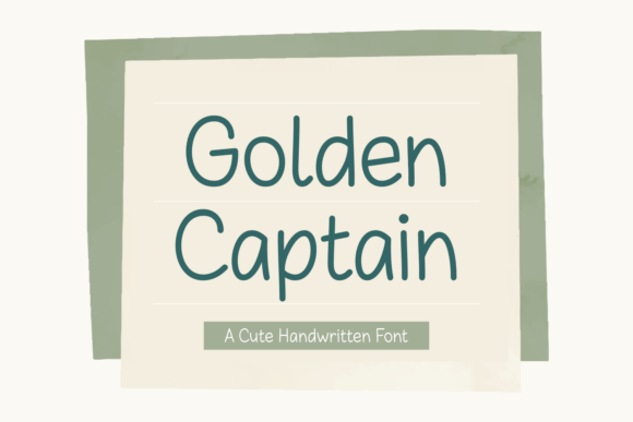 Golden Captain Font: A Web Designer's Take on Friendly Handwritten Typography