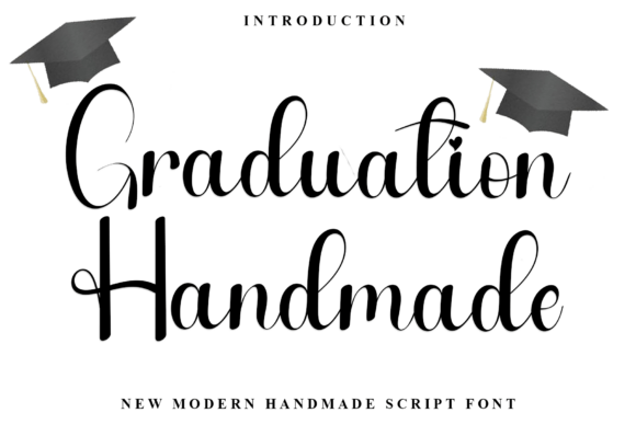 Graduation Handmade: A Font for Crafting Your Brand's Story