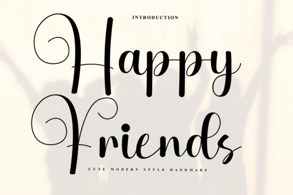 Happy Friends: A Font Designed for Warm, Rhythmic Editorial Moments