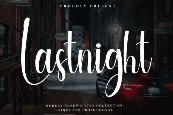 Lastnight: A Font for the Editorial Afterglow