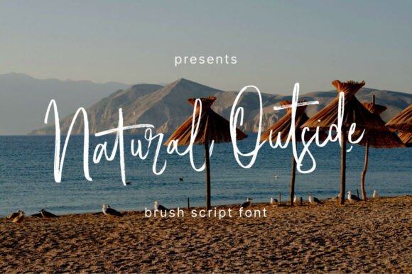Natural Outside: A Casual Handwritten Font for Authentic Campaigns