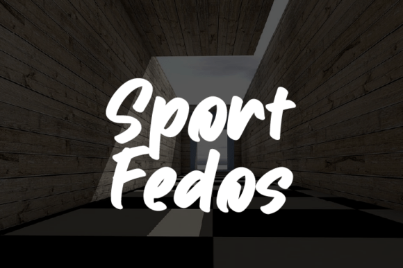 Sport Fedos: A Modern Typeface for Digital Design and Readability
