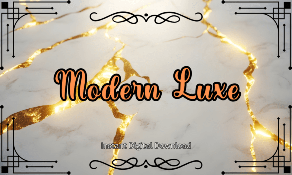 Using Modern Luxe: A Campaign Designer's Font for Premium Messages